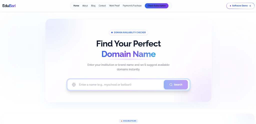 EduBari – EdTech & Education Management Platform