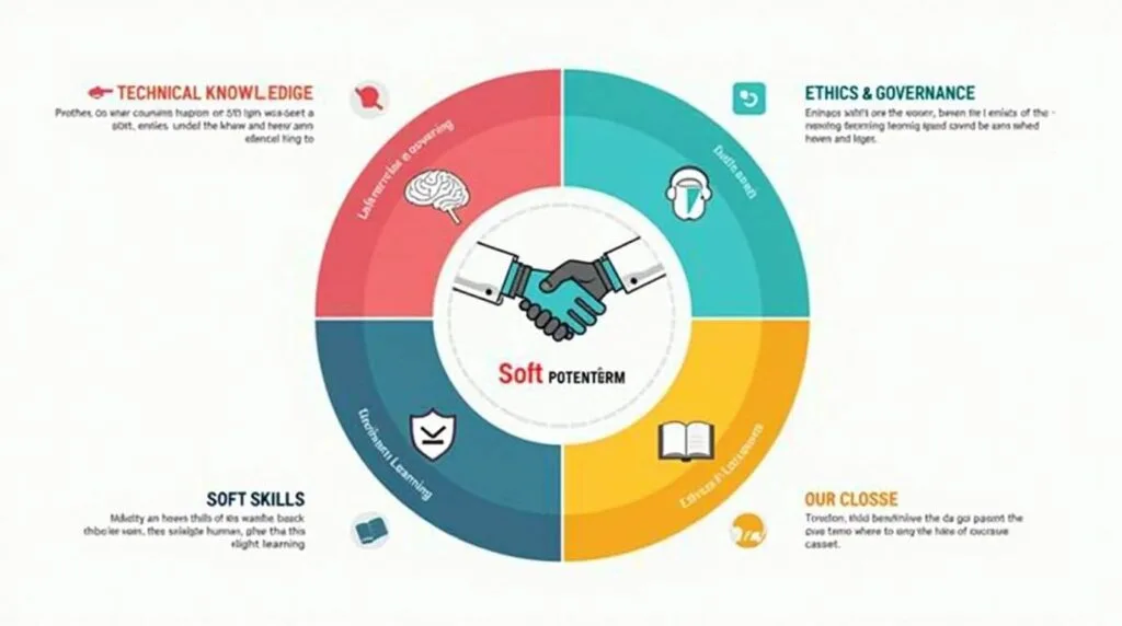 Soft vs Tech Skills Circular Diagram