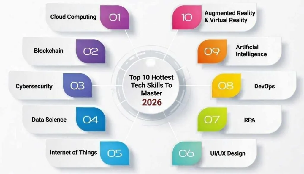 Top 10 Hottest Tech Skills To Master 2026