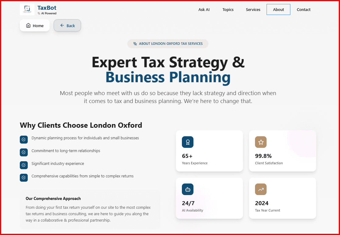 TaxBot: Intelligent Tax Consultation and Planning System